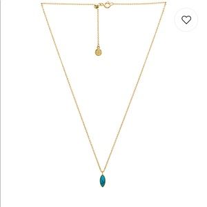 Gorjana Palisades Adjustable Necklace in Turquoise